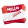 &quot;hello my name is&quot; Sticker