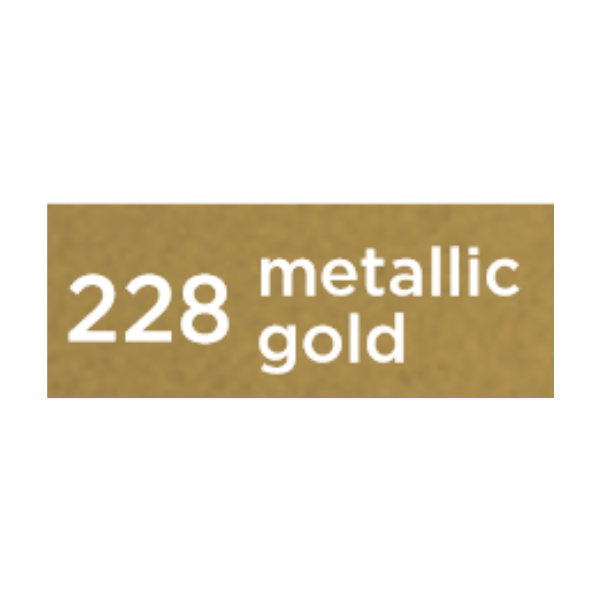 228 Metallic gold